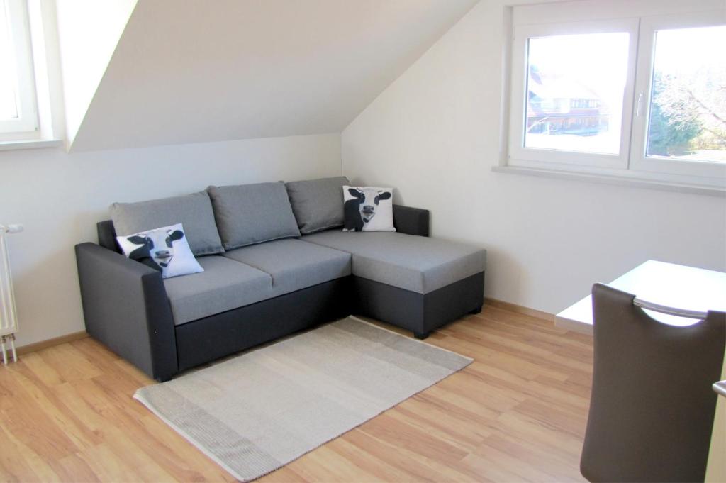 Posezení v ubytování Ferienwohnung Zürn
