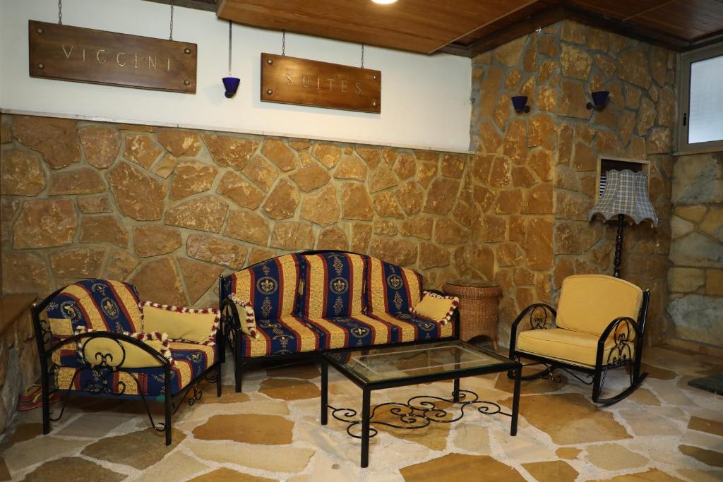 Posezení v ubytování Viccini Suites