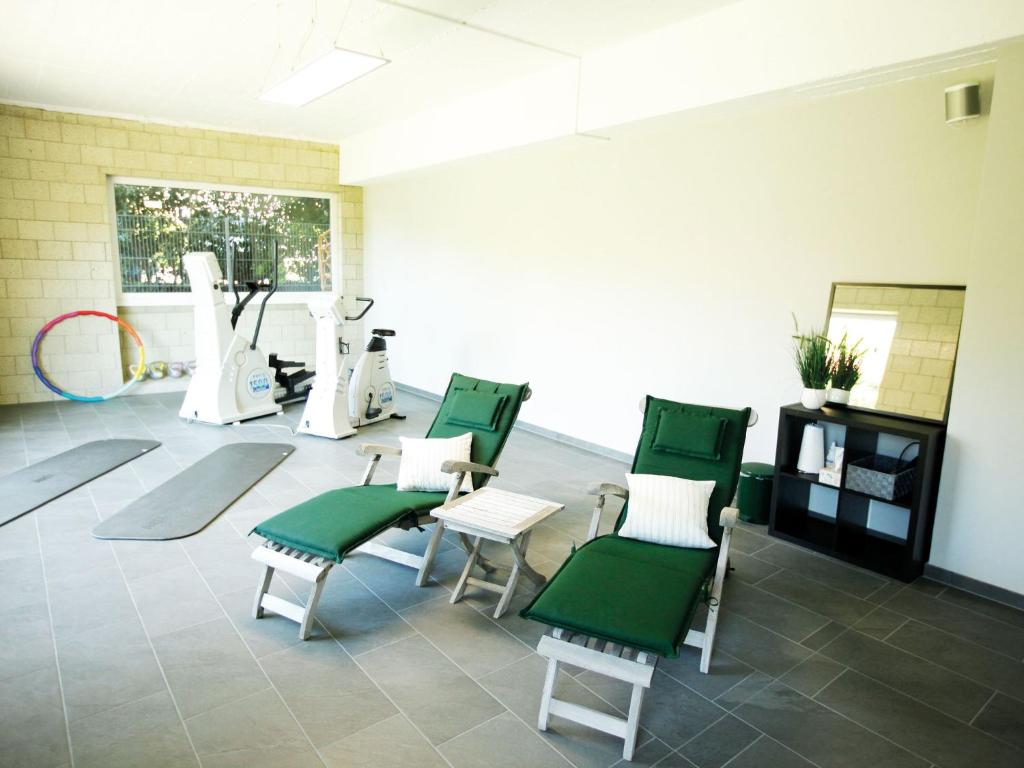 Fitness centrum a/nebo fitness zařízení v ubytování Holiday Home in Germany near Müllerthal Walks