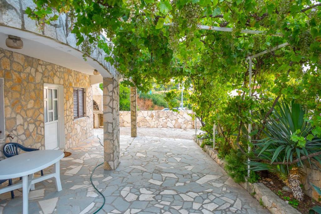 Zahrada ubytování Silver Beach Apartments Vis