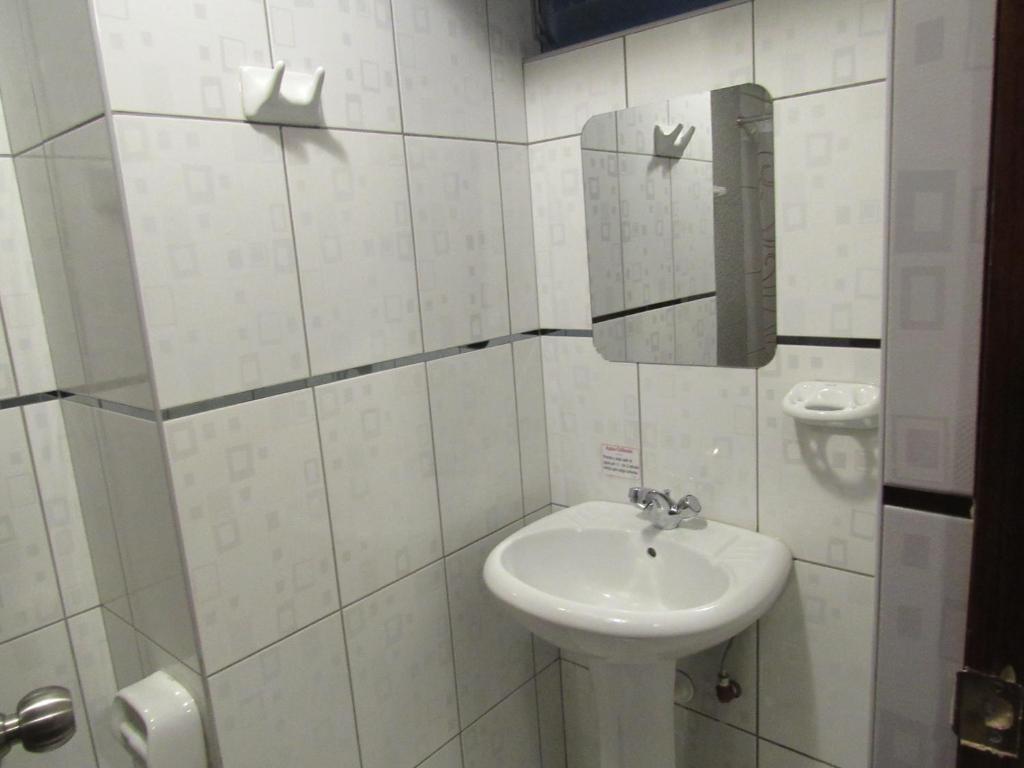 Koupelna v ubytování Hotel Sueños Dorados