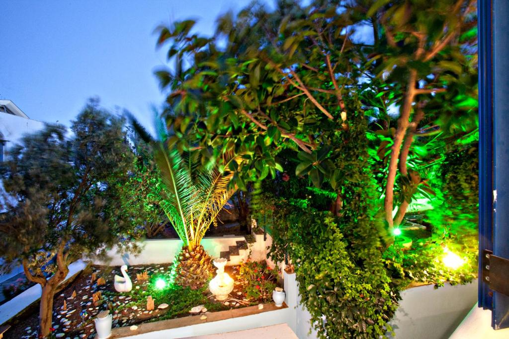 Zahrada ubytování Irini Studios in Tinos