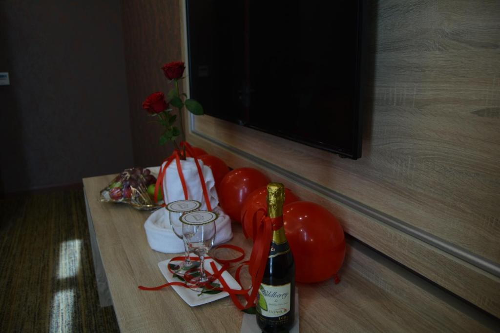 Nápoje v ubytování Iridium 70 Hotel