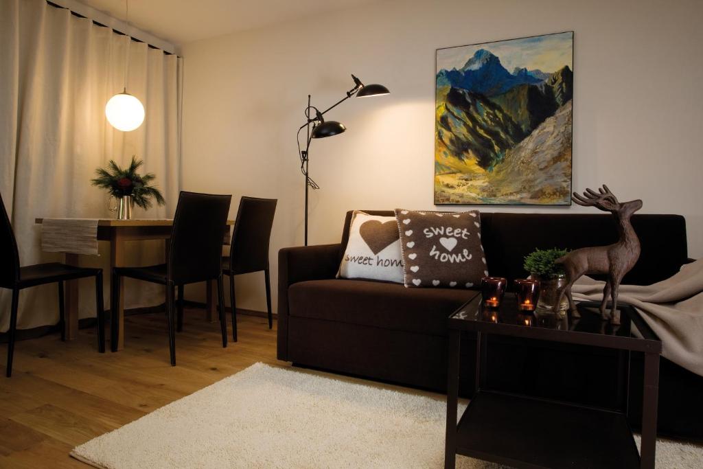 Posezení v ubytování Hotel Alpenrose