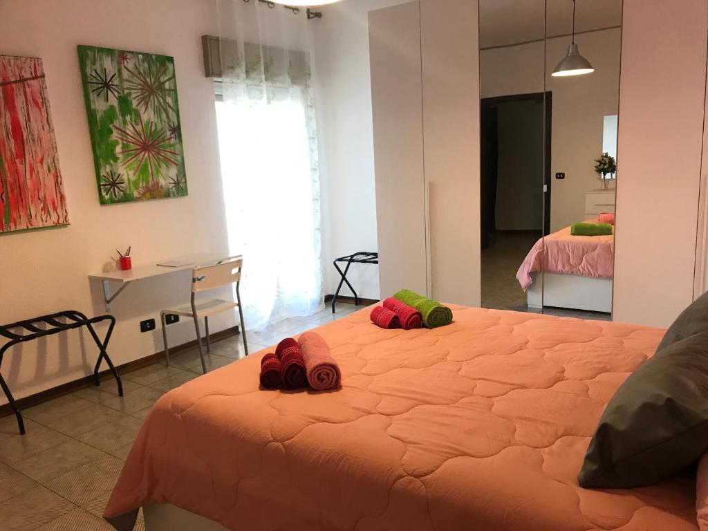 Posteľ alebo postele v izbe v ubytovaní Suite Paolo