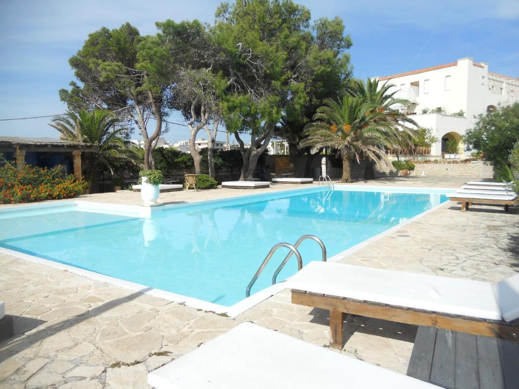 Bazén v ubytování Approdo Boutique Hotel Leuca nebo v jeho okolí
