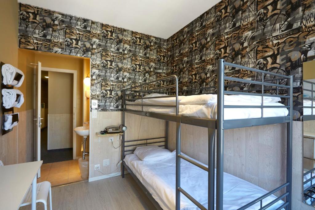 Cama o camas de una habitación en Hotel Central