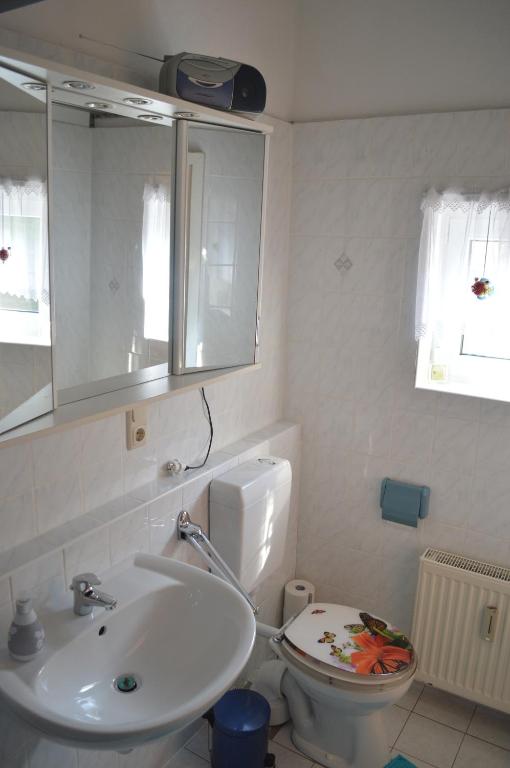 Koupelna v ubytování Ferienhaus Schuster