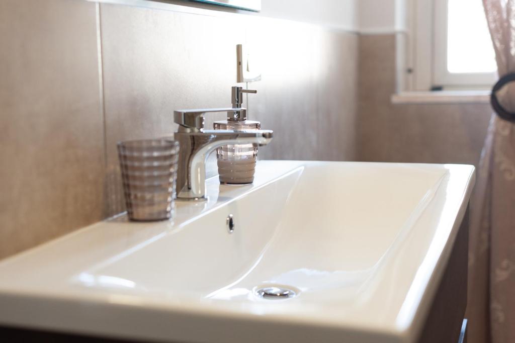 Koupelna v ubytování Sottovento B&B