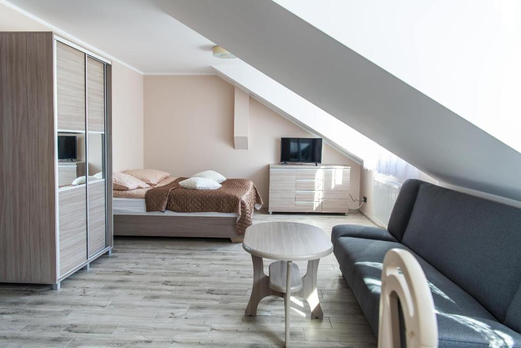 Posezení v ubytování Apartamenty Ewa II