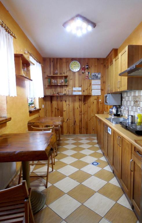 Kuchyň nebo kuchyňský kout v ubytování Domki - Pod Smerkami