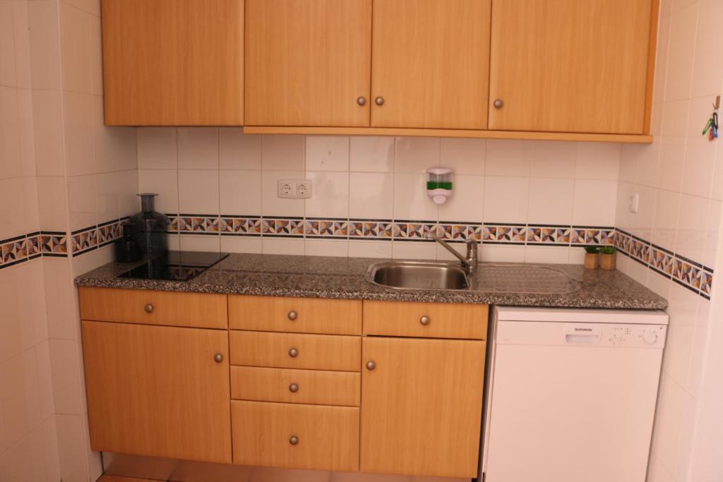 Kuchyň nebo kuchyňský kout v ubytování Lagos Vila Mós 59