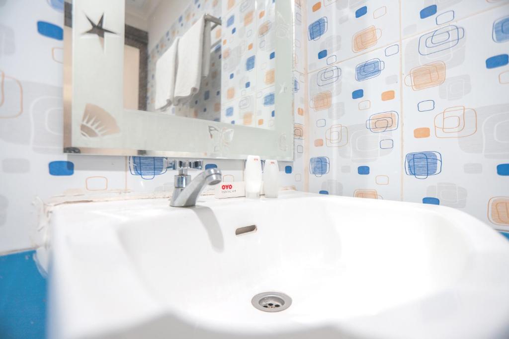 Koupelna v ubytování Hotel Lurus