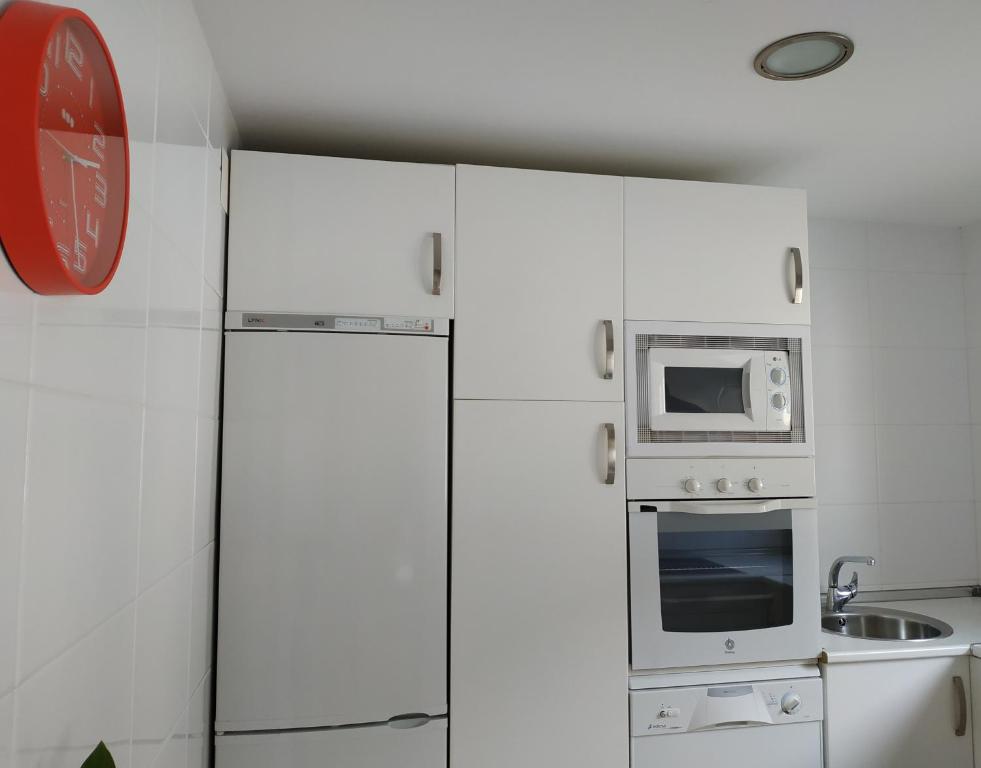 Kuchyň nebo kuchyňský kout v ubytování El Bordon