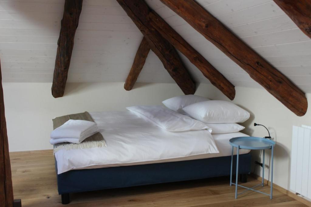 Postel nebo postele na pokoji v ubytování Boato Bistrot & Bed