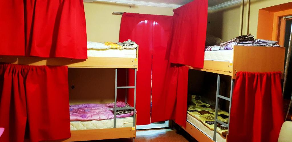 Postel nebo postele na pokoji v ubytování Hostel 777