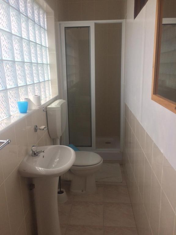 Koupelna v ubytování Sissi's B&B