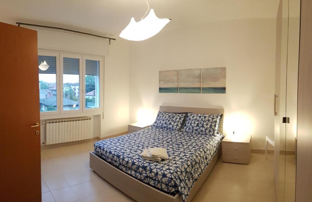 Duo Apartment in Venice - Appartamento a Venezia房間的床