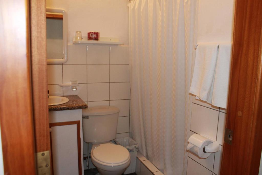 Koupelna v ubytování Posada del Mar