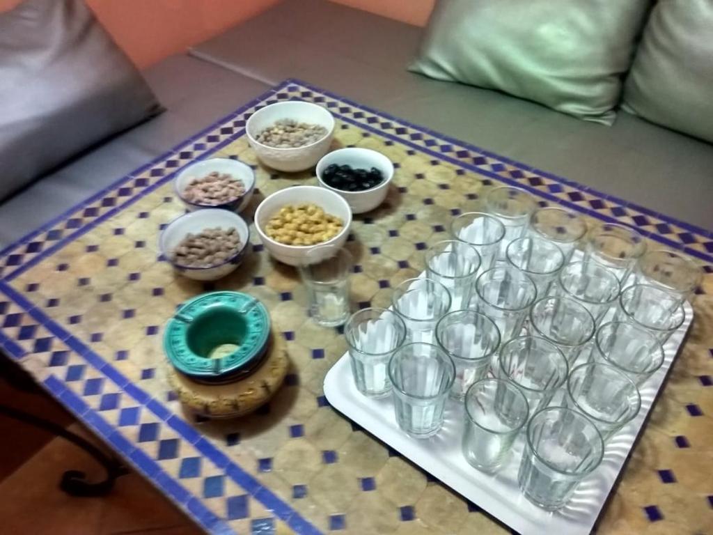 Comida en la casa de huéspedes o alrededores