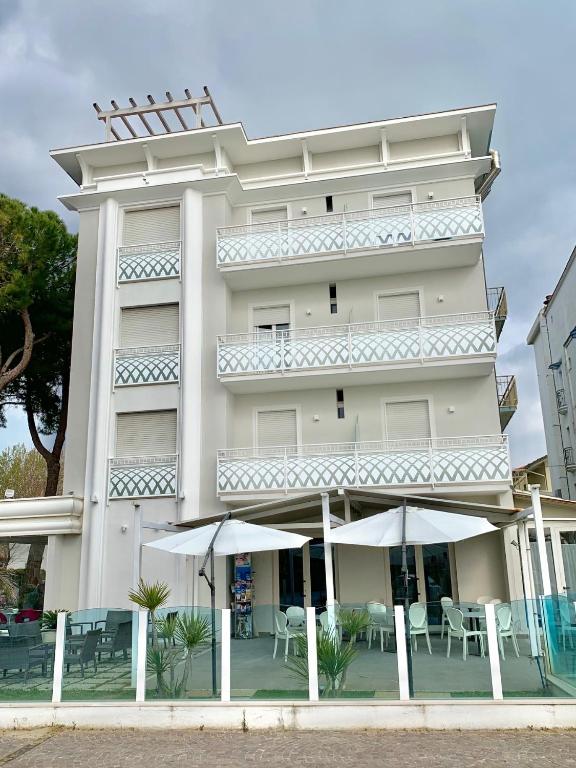 Balkón nebo terasa v ubytování Hotel Vela D'Oro