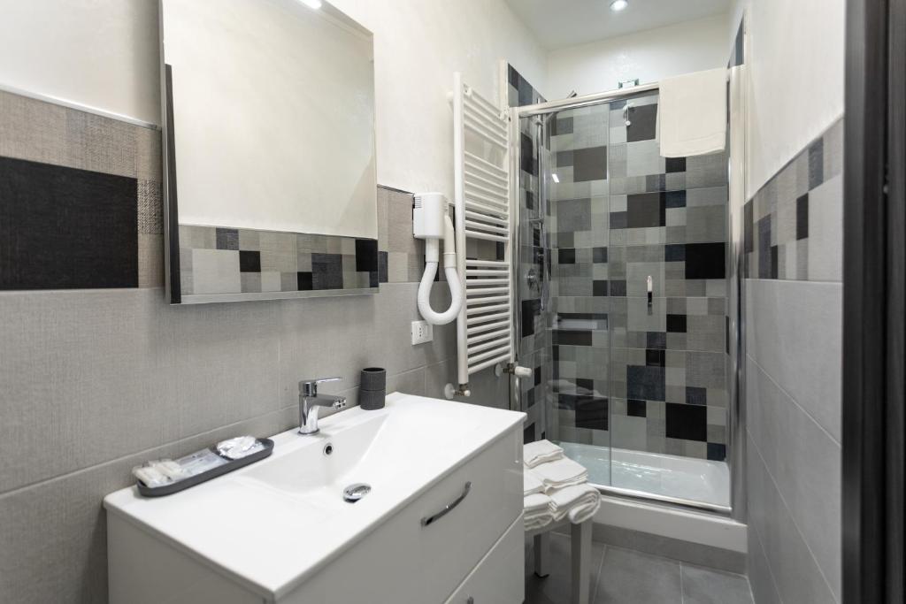 Koupelna v ubytování B&B Notti d'Oriente