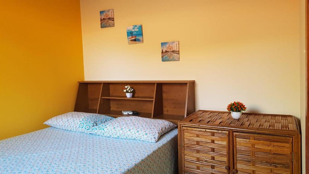 Кровать или кровати в номере Pousada Barra Sol