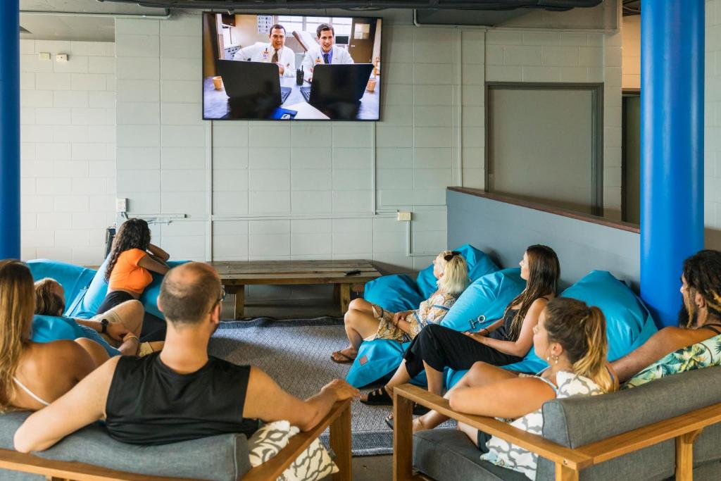 TV a/nebo společenská místnost v ubytování Summer House Cairns