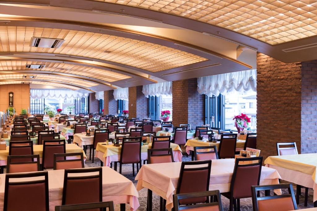Restaurace v ubytování New Welcity Yugawara