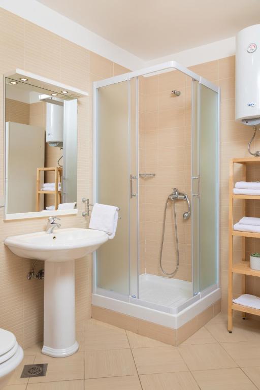 Koupelna v ubytování Apartments Jadranka