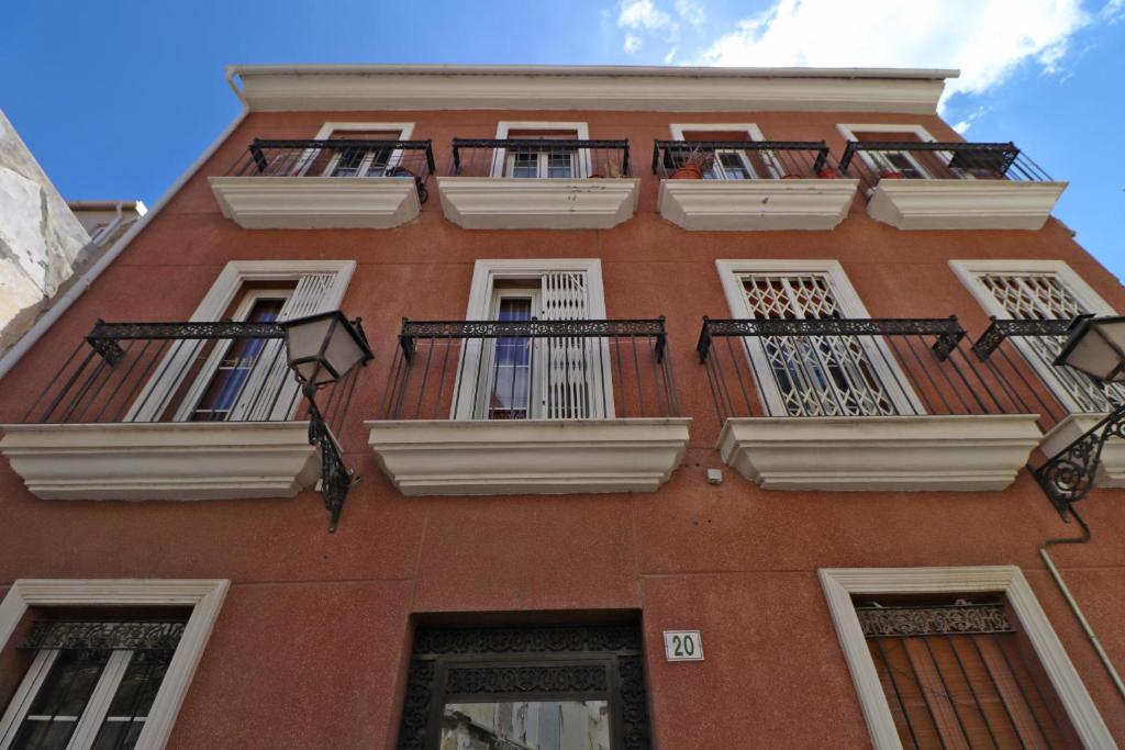 Budynek, w którym mieści się apartament