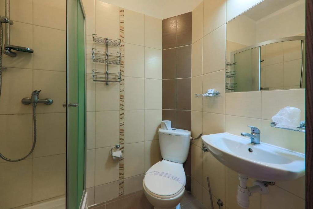 Koupelna v ubytování Hotel *** NAT Ustroń