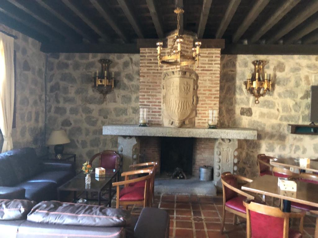 Posezení v ubytování Hostal Las Paneras