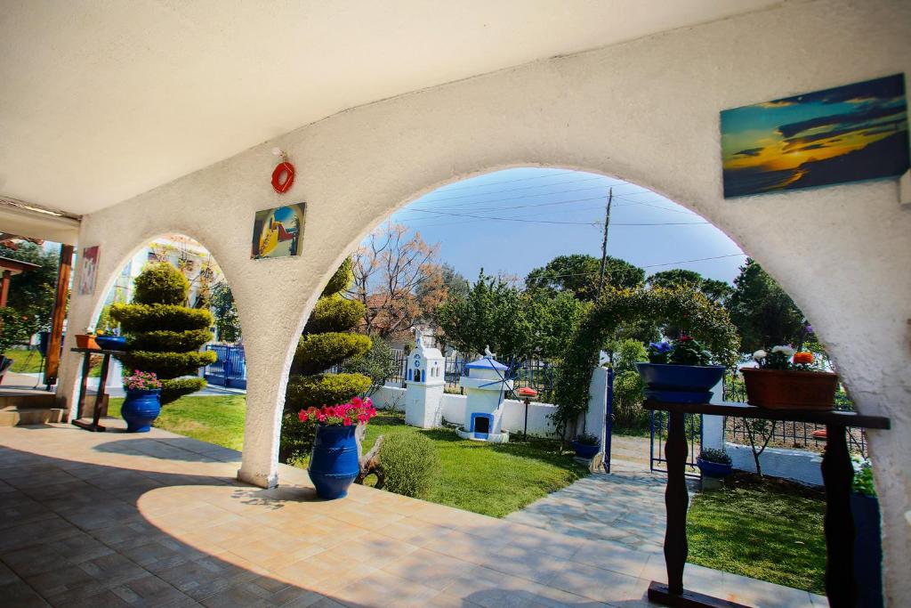 Zahrada ubytování Villa Achilleas