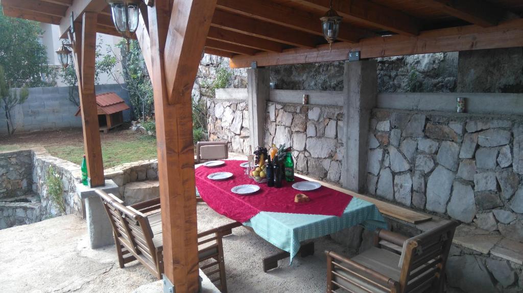 Patio nebo venkovní prostory v ubytování Mini Garsonjera