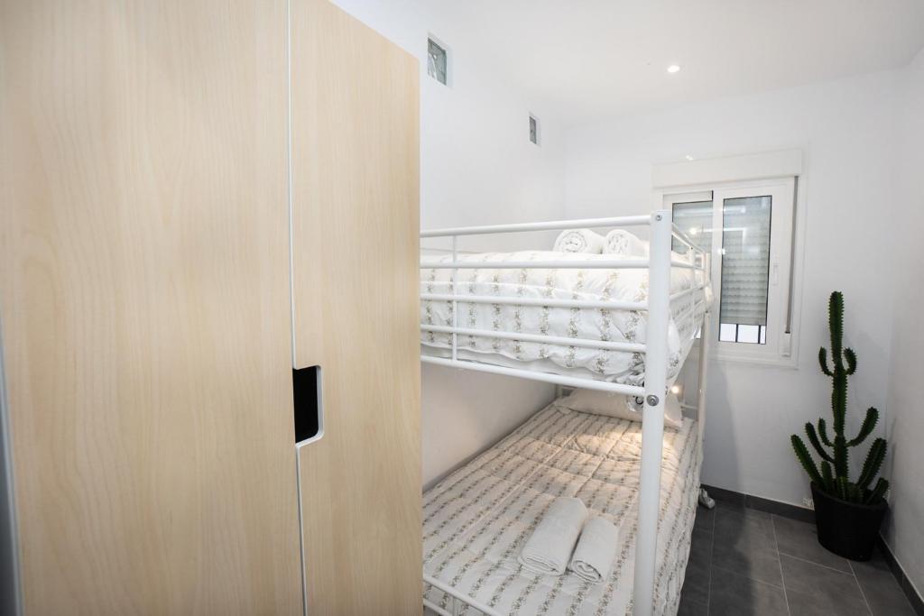 Postel nebo postele na pokoji v ubytování Pueblo Rocio