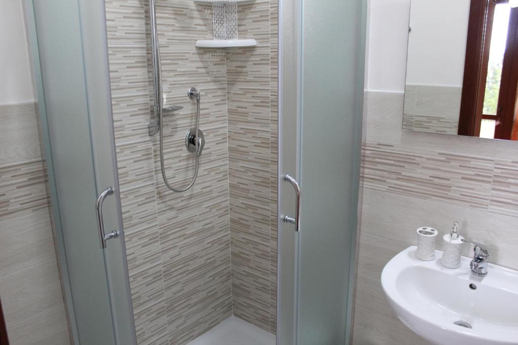 Koupelna v ubytování B&B Milena