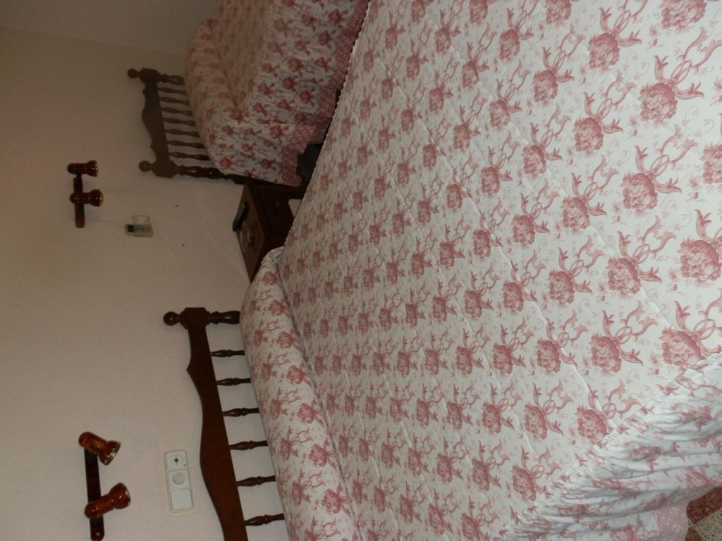 Postel nebo postele na pokoji v ubytování Hostal San Poul