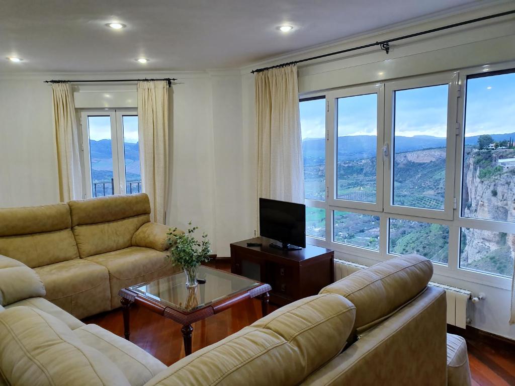 Posezení v ubytování Apartamento Mirador del Tajo
