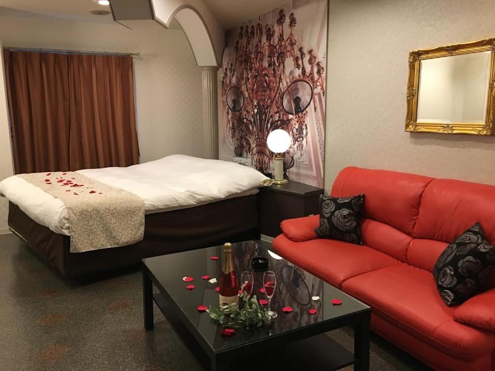 Posezení v ubytování Hotel Water Gate Ichinomiya (Adult Only)