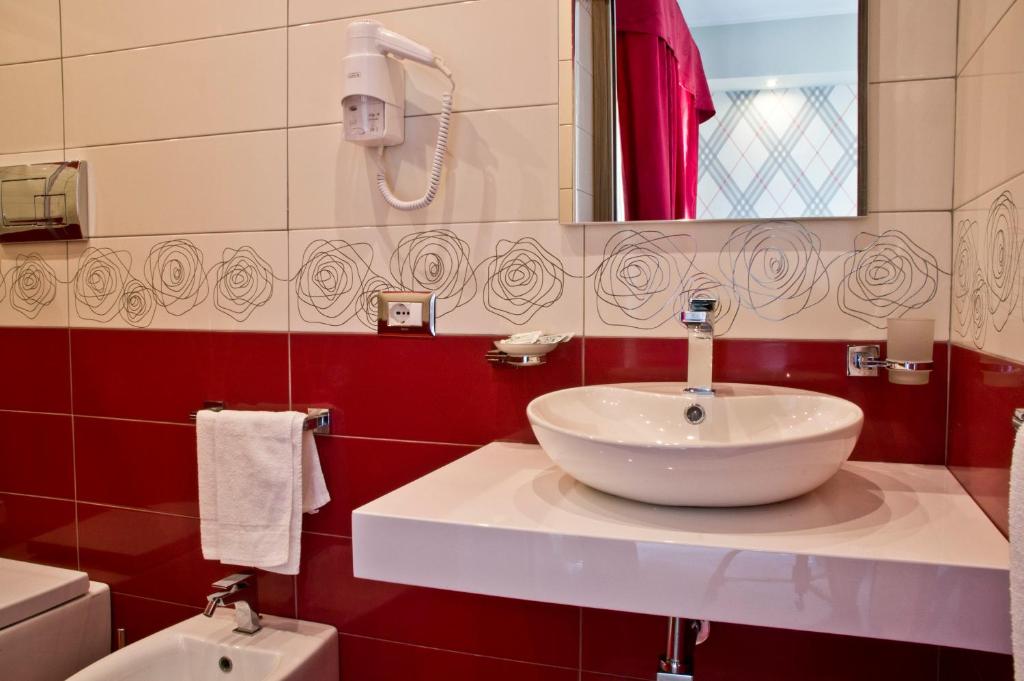 Koupelna v ubytování B&B Albachiara