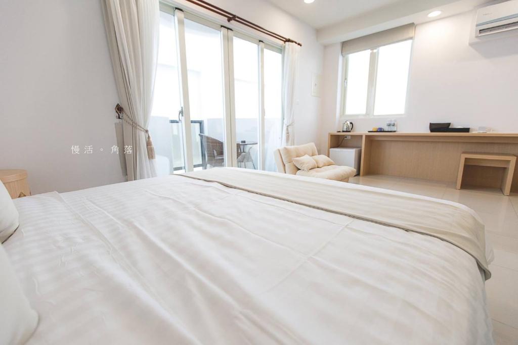 Postel nebo postele na pokoji v ubytování Slow corner homestay