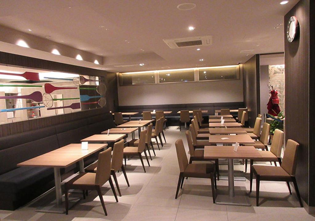 Posezení v ubytování Noku Osaka