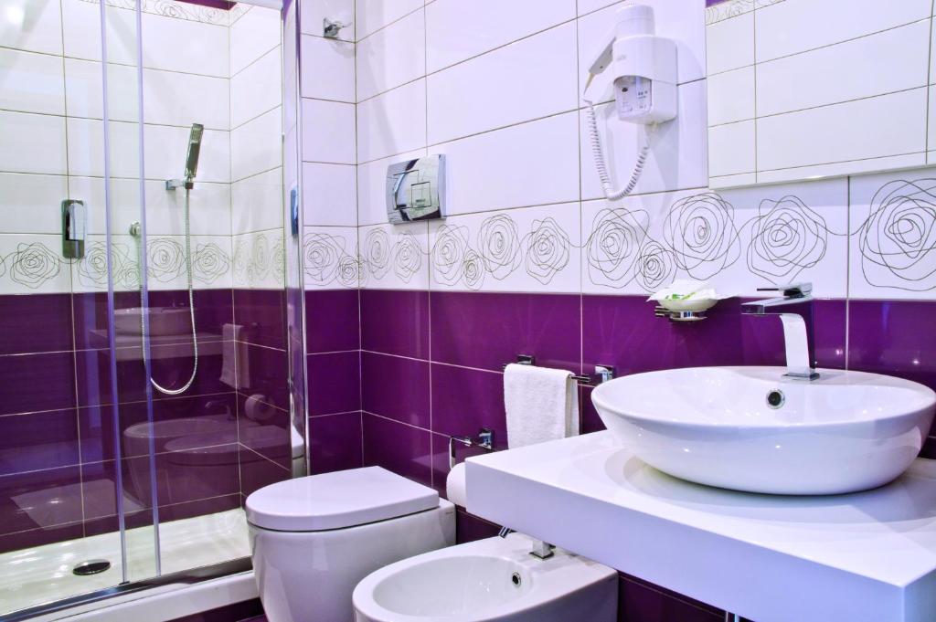 Koupelna v ubytování B&B Albachiara