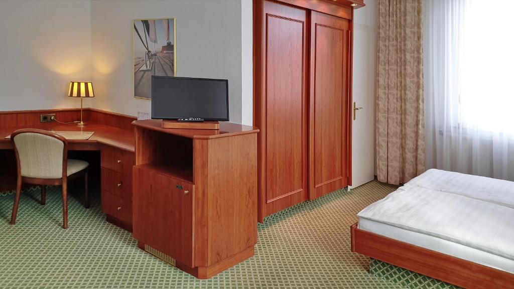TV a/nebo společenská místnost v ubytování Hotel Westfalenhof