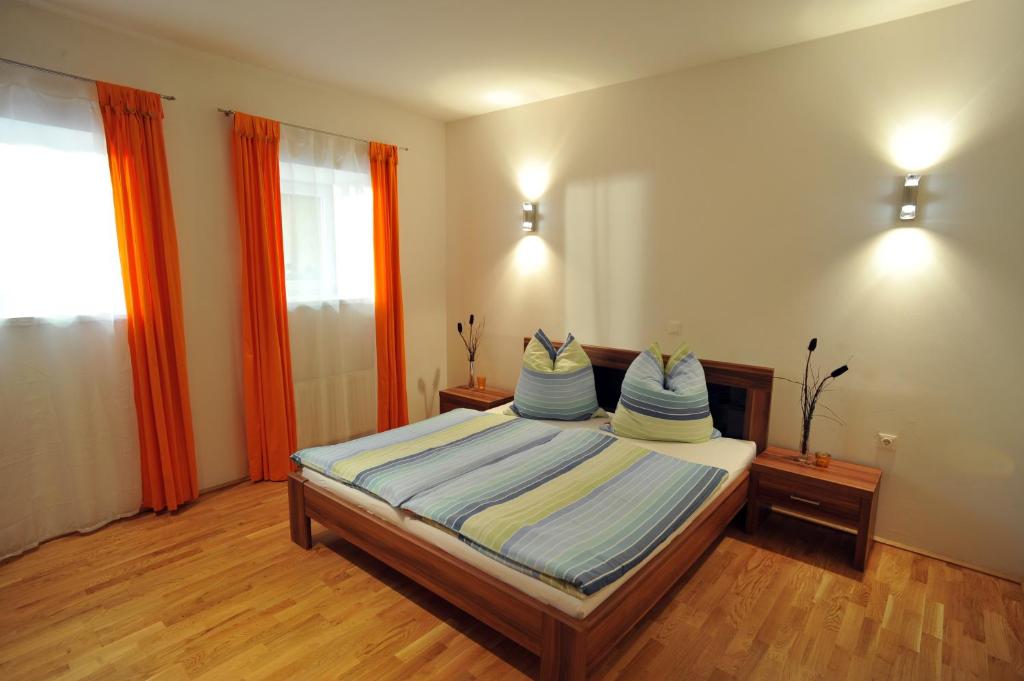 Posteľ alebo postele v izbe v ubytovaní Appartements Altes Gericht