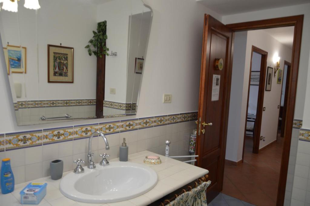 Koupelna v ubytování Villa Matilde