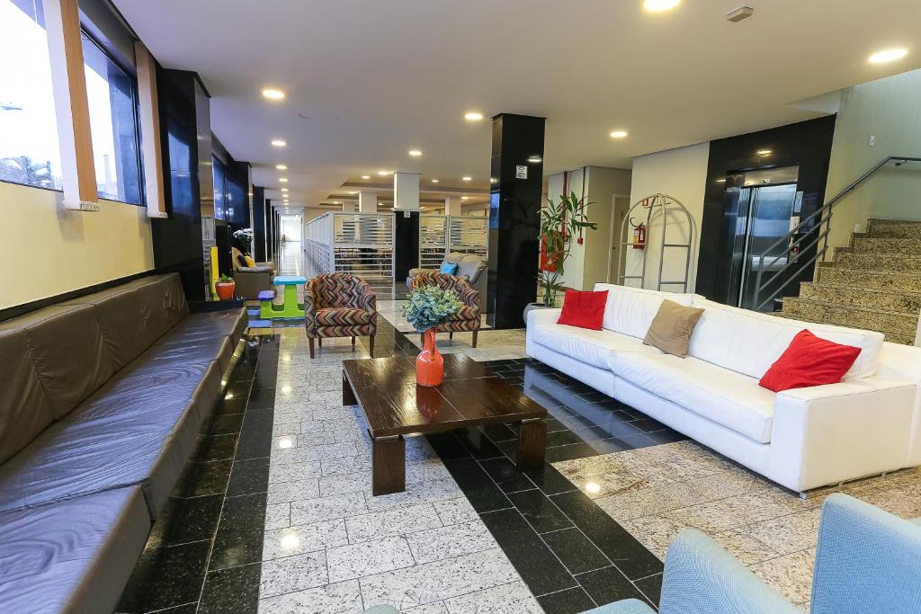 Χώρος καθιστικού στο Hotel Express Rodoviária