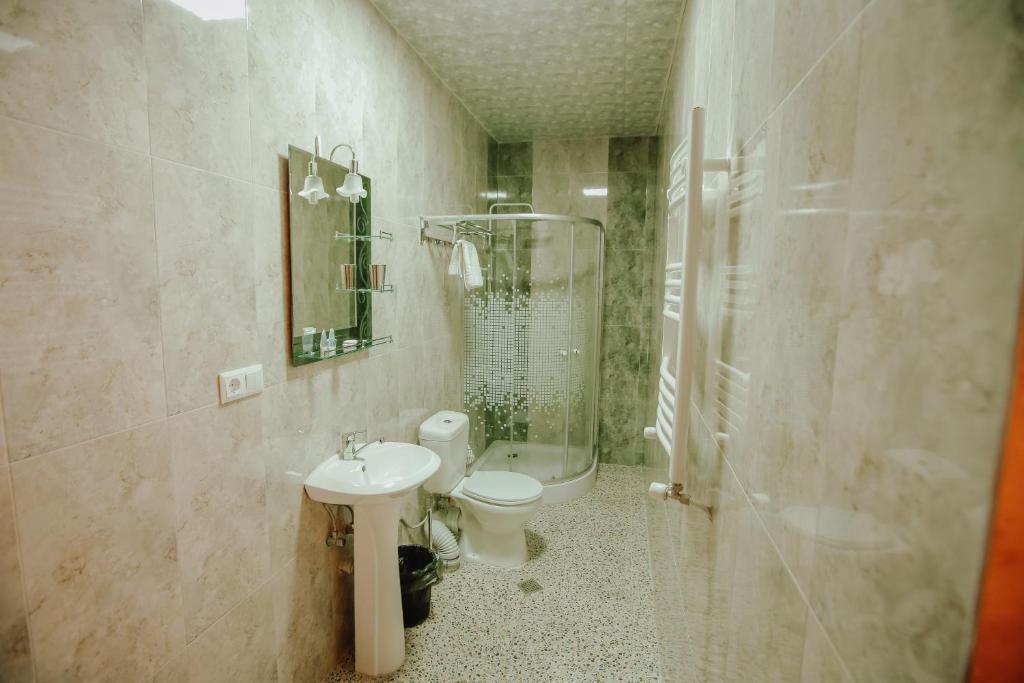 Koupelna v ubytování SResidence