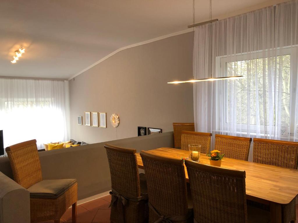 Posezení v ubytování Fi-Ferienhaus